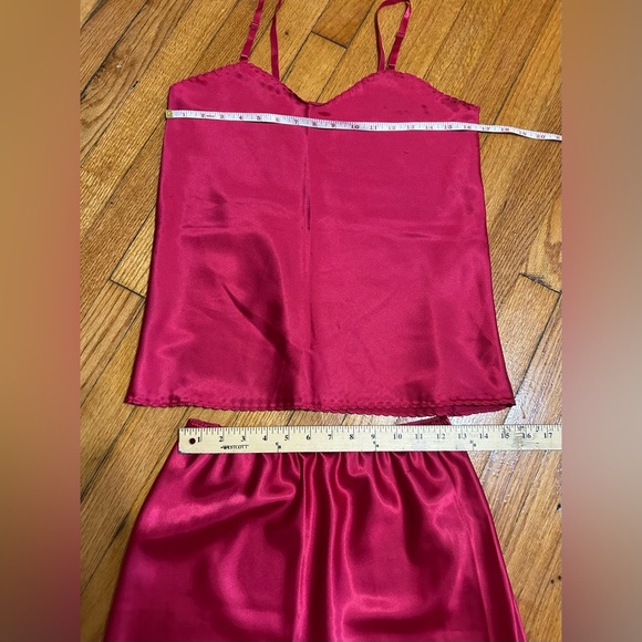 Vintage Body Chic Women’s Set Red Sz Medium top and bottom Under Garments - Picture 4 of 14